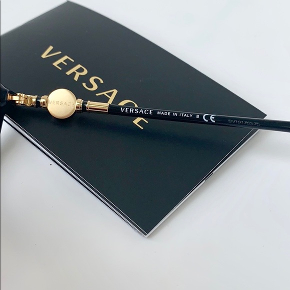 Versace Women Eyeglasses Cat Eye VE3175 GB1 Black - Picture 7 of 8